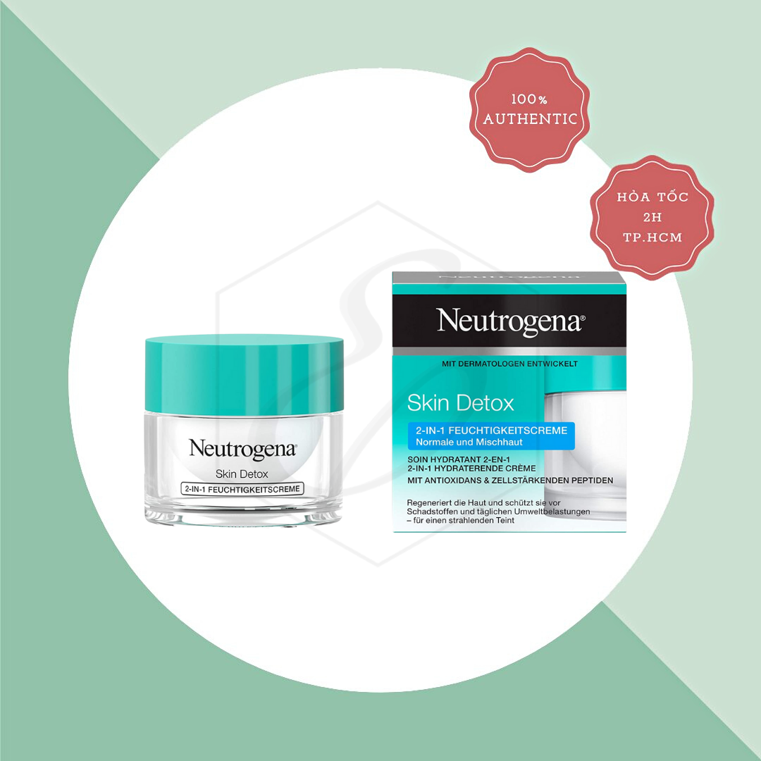 Kem Dưỡng Neutrogena Skin Detox 2 in 1 Hydraterende Cream - 50ml